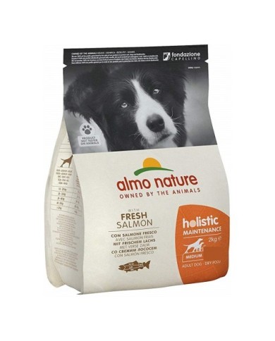 Crocchette per cani Almo Nature Holistic adult medium salmone e riso Crocchette per cani Almo Nature Holistic adult medium salmone e riso