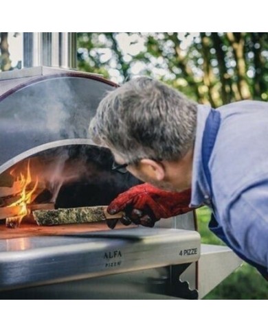 FORNO PIZZA 4 PIZZE a legna  Alfa RAME
