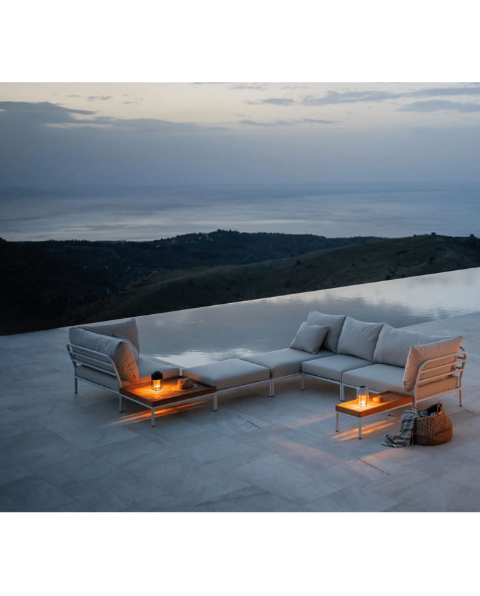 Angolo Sinistro Linea Level 2 Houe con struttura Bianca