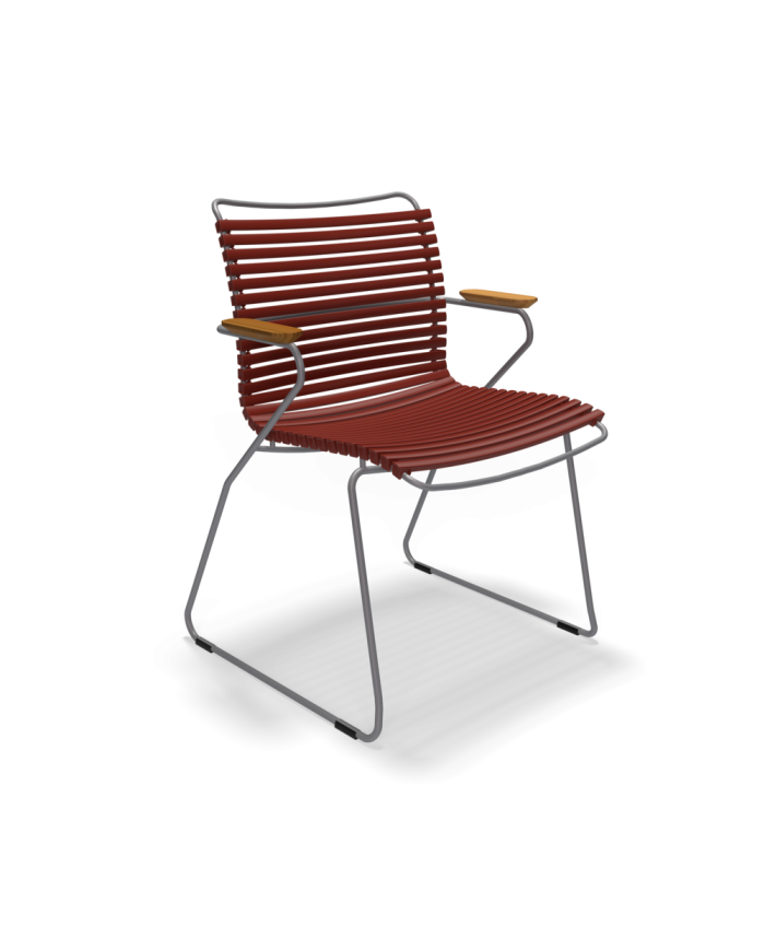 Sedia da Giardino con Braccioli Click Houe