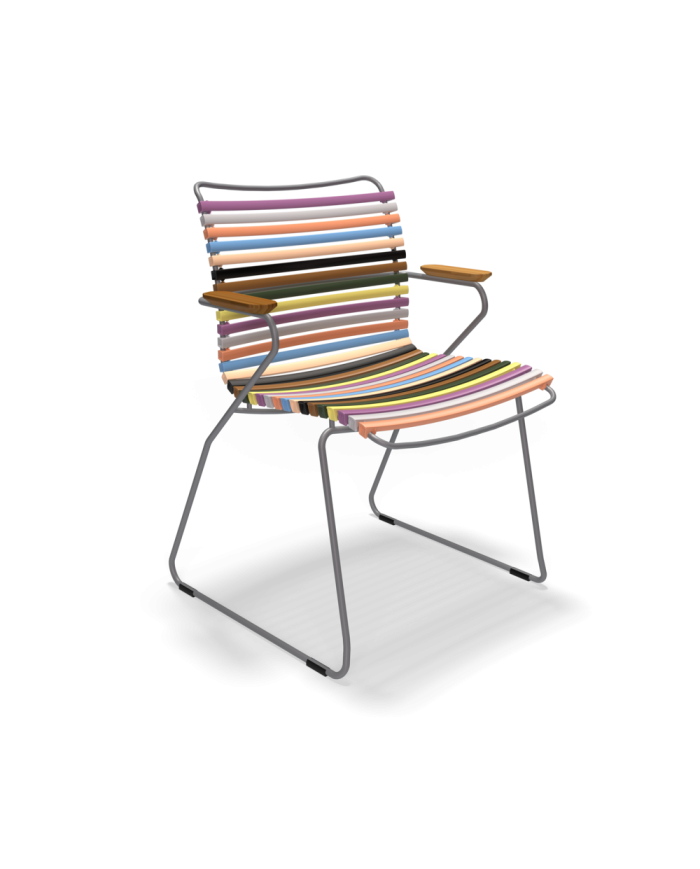 Sedia da Giardino con Braccioli Click Houe