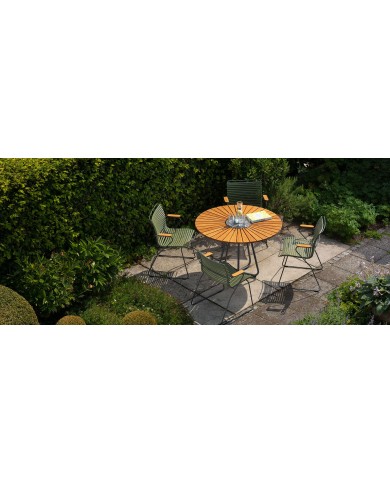 Sedia da Giardino con Braccioli Click Houe Sedia da Giardino con Braccioli Click Houe