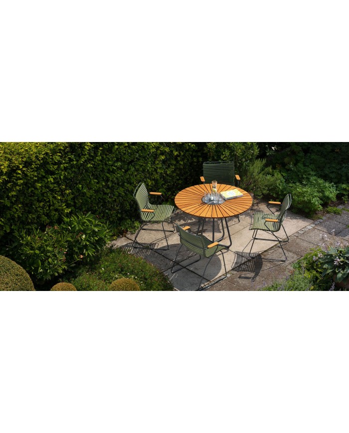 Sedia da Giardino con Braccioli Click Houe