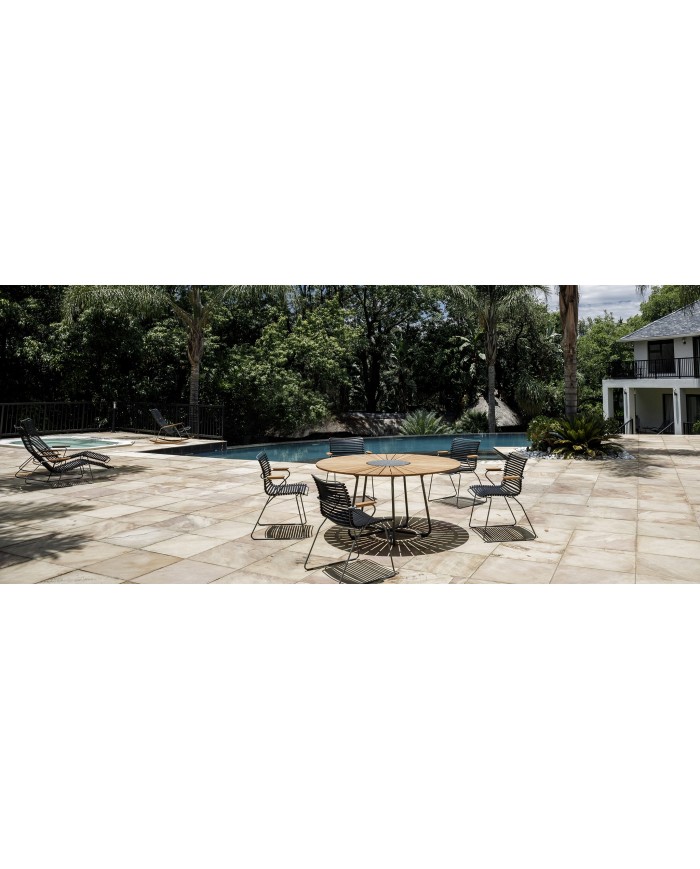 Sedia da Giardino con Braccioli Click Houe