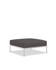 Pouf Linea Level 2 Ottoman Houe con struttura Bianca