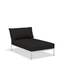 Chaise Lounge Linea 2 Houe con Struttura bianca