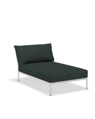 Chaise Lounge Linea 2 Houe con Struttura bianca