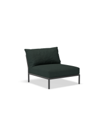 Poltrona linea Level 2 Houe con struttura antracite