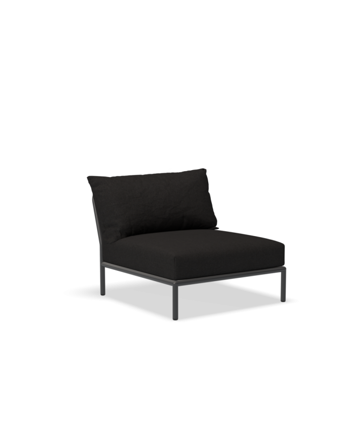Poltrona linea Level 2 Houe con struttura antracite