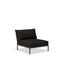 Poltrona linea Level 2 Houe con struttura antracite