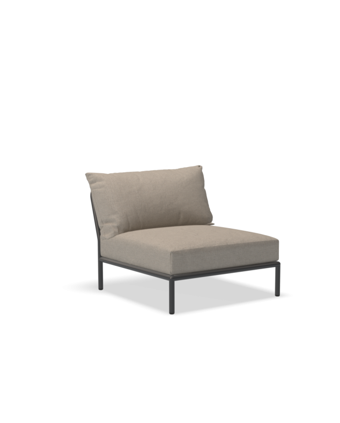 Poltrona linea Level 2 Houe con struttura antracite