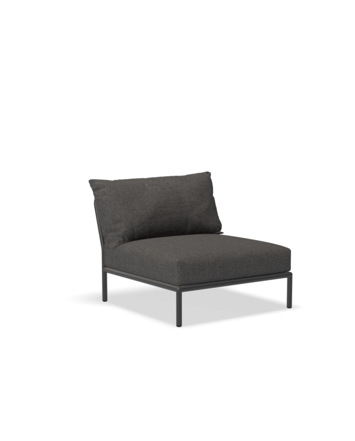 Poltrona linea Level 2 Houe con struttura antracite