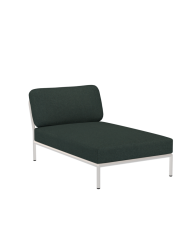 Chaiselong Linea Level 2 Houe con struttura Bianca