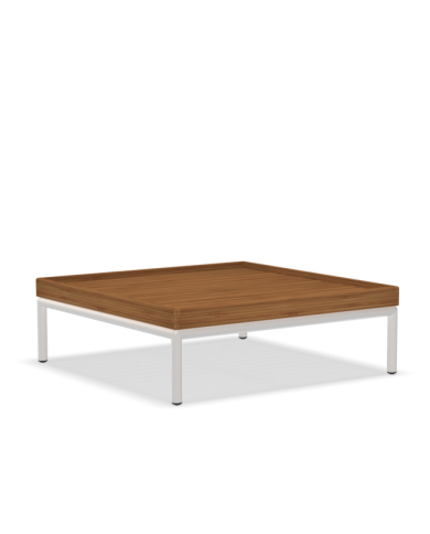 Coffe Table Bamboo Houe con struttura Bianca Coffe Table Bamboo Houe con struttura Bianca