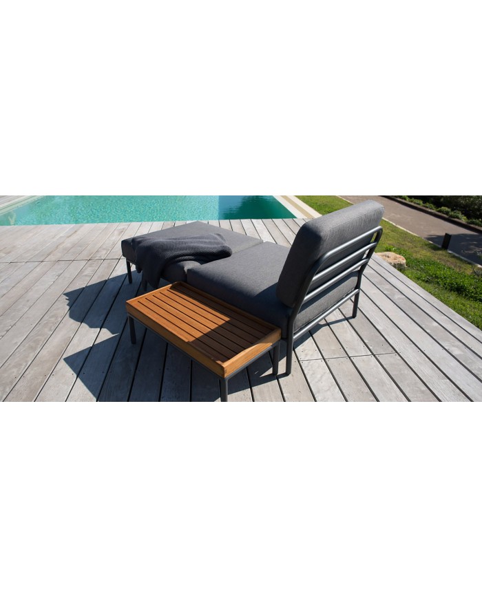 Tavolo da esterno Level Houe con struttura Antracite