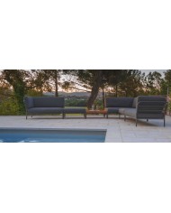 Tavolo da Caffe Linea Level  Houe con struttura Antracite