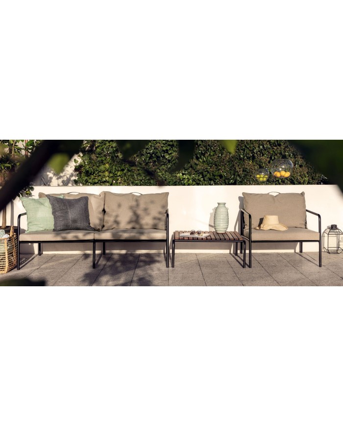 Tavolo Avon Houe con struttura Antracite