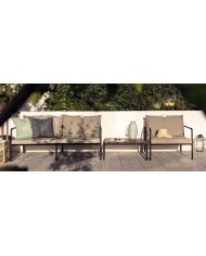 Tavolo Avon Houe con struttura Antracite