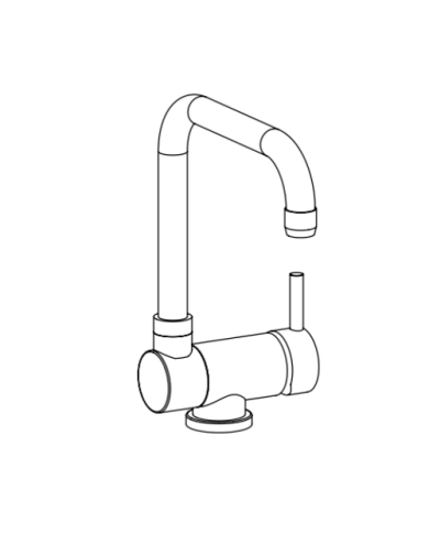 Miscelatore a scomparsa in acciaio inox - Planet