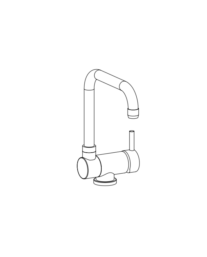 Miscelatore a scomparsa in acciaio inox - Planet