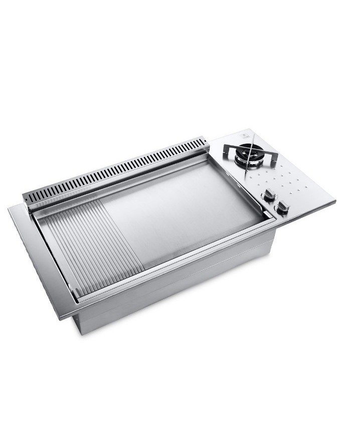 Piastra Barbecue a gas Planet B.IN 80 Combi LR  da Incasso