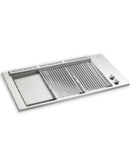 Piastra Barbecue a gas Planet Incasso 80 Grill L/RR da incasso