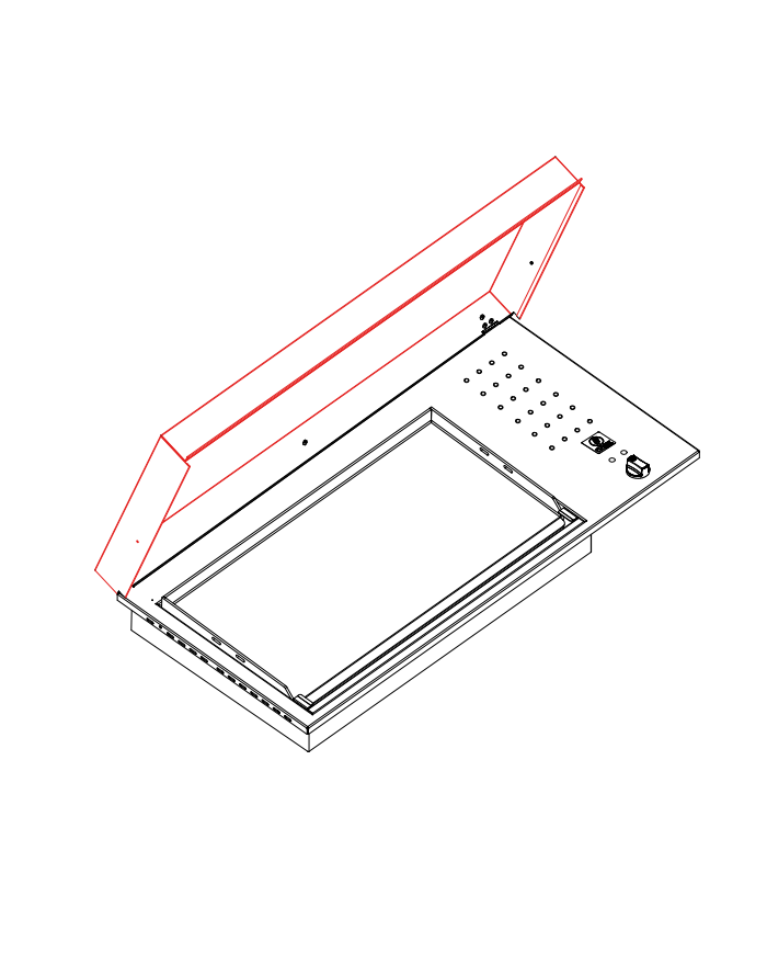 Piastra Barbecue Elettrica 80 ad Incasso Planet