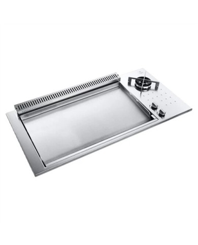 Piastra Barbecue a gas  Planet B. IN 80 Combi L da Incasso Piastra Barbecue a gas  Planet B. IN 80 Combi L da Incasso