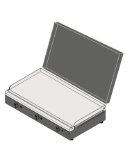 Piastra Barbecue Planet Rock 80.L