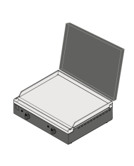 Piastra Barbecue Planet Rock 55 .L