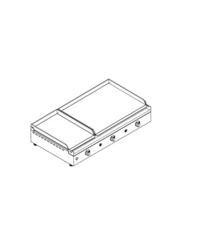 Piastra Barbecue a gas PLanet Chef 80 Mix.L Piastra Barbecue a gas PLanet Chef 80 Mix.L