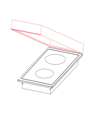 Piano induzione per esterno a incasso Planet B.IN-INDU