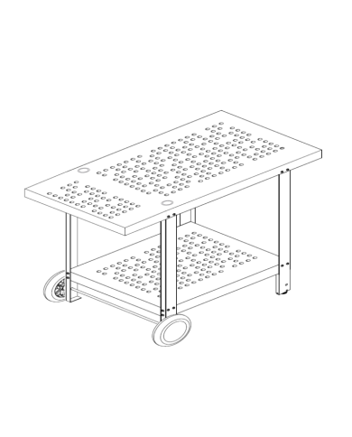 Carrello Barbecue Planet Ca.Smart Rock Carrello Barbecue Planet Ca.Smart Rock