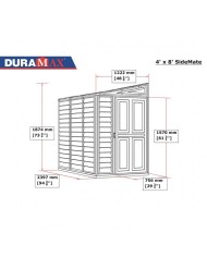Casetta Da Giardino in PVC Duramax Classic Ezooza