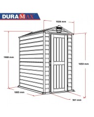 Casetta Da Giardino in PVC EverMore Duramax PLus Ezooza