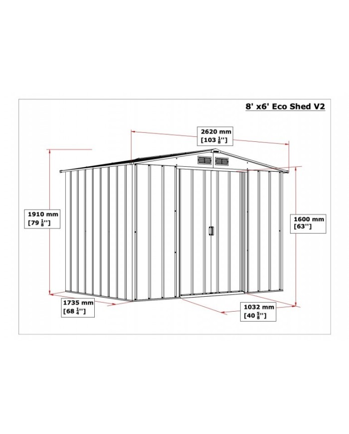 Casetta Da Giardino in Metallo Duramax Ezooza