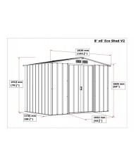 Casetta Da Giardino in Metallo Duramax Ezooza