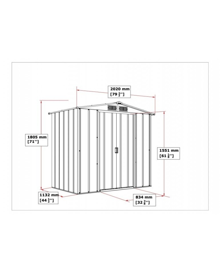 Casetta Da Giardino in Metallo Duramax Ezooza