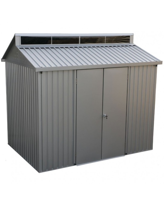 Casetta da Giardino in Alluminio Alu Duramax grigia