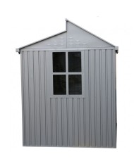 Casetta da Giardino in Alluminio Alu Duramax grigia