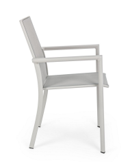 Sedia con braccioli Konnor Rastin Bizzotto