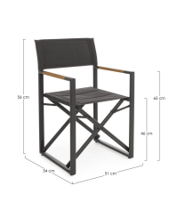 Sedia regista Lagun Bizzotto