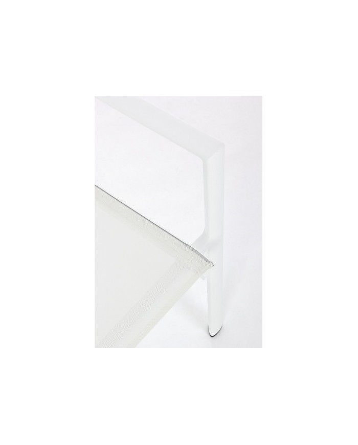Sedia con braccioli Konnor Bianco Bizzotto