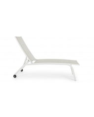 Lettino alto con ruote Cleopas Bizzotto Bianco