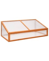 Serreta semenzaio in Abete completamente rivestita in policarbonato