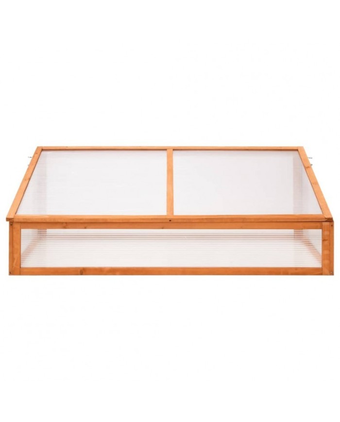 Serreta semenzaio in Abete completamente rivestita in policarbonato