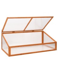 Serreta semenzaio in Abete completamente rivestita in policarbonato