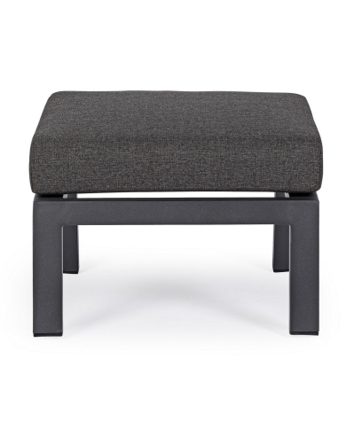 Poggiapiedi Ottoman con cuscino Kledi Antracite Poggiapiedi Ottoman con cuscino Kledi Antracite