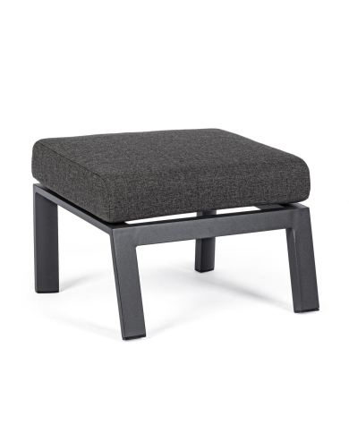 Poggiapiedi Ottoman con cuscino Kledi Antracite Poggiapiedi Ottoman con cuscino Kledi Antracite