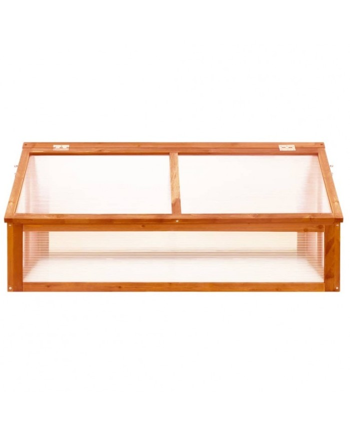 Serreta in legno a Casetta e coperture in policarbonato